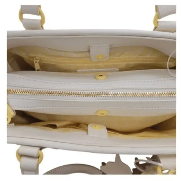 NEW Betsey Johnson Alfie Flowers Butterflies Satchel/Crossbody Whimsical Bag - Picture 5 of 8